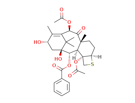 7-deoxy-5(20)-deoxy-5(20)-sulfanylbaccatin III