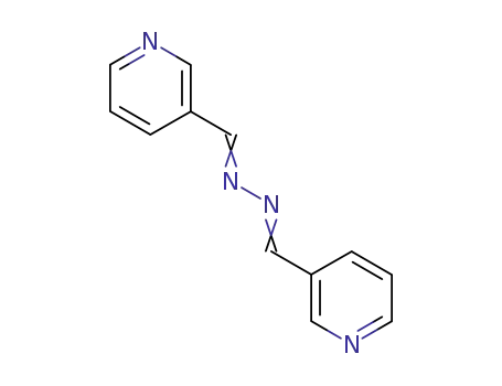 Molecular Structure of 13362-77-1 (nicotinaldehyde (3-pyridylmethylene)hydrazone)