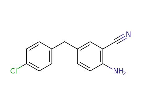 2-amino-5-(4'-chlorobenzyl)benzonitrile