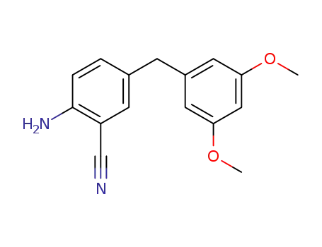 2-amino-5-(3',5'-dimethoxybenzyl)benzonitrile