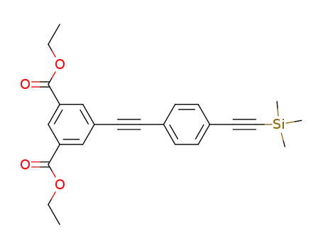 diethyl 5-[(4-[trimethysilylethynyl]phenyl)ethynyl]isophthaloate