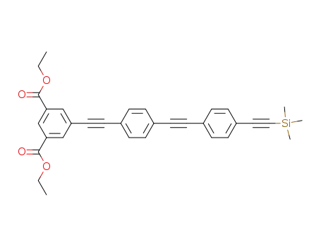 diethyl 5-[(4-[(4-[trimethysilylethynyl]phenyl)ethynyl]phenyl)ethynyl]isophthaloate