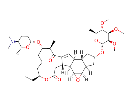 (1aR,1bR,3S,4aS,4bR,7R,8S,12S,15aS,15bR,15cS)-8-(((2R,5S,6R)-5-(dimethylamino)-6-methyltetrahydro-2H-pyran-2-yl)oxy)-12-ethyl-7-methyl-3-(((2R,3R,4R,5S,6S)-3,4,5-trimethoxy-6-methyltetrahydro-2H-pyran-2-yl)oxy)-2,3,4,4a,7,8,9,10,11,12,15,15a,15b,15c-tetradecahydra-1aH-oxireno[2’,3':4,5]-as-indaceno[3,2-d][1] oxacyclododecine-6,14(1bH,4bH)-dione