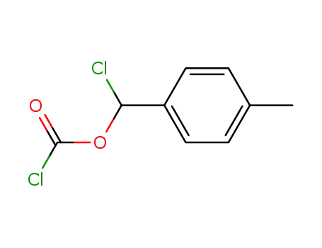 Molecular Structure of 400848-58-0 (Carbonochloridic acid, chloro(4-methylphenyl)methyl ester)