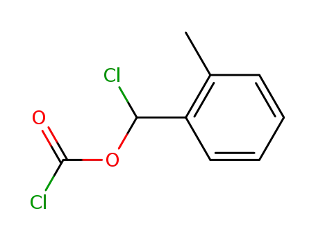 Molecular Structure of 400848-56-8 (Carbonochloridic acid, chloro(2-methylphenyl)methyl ester)
