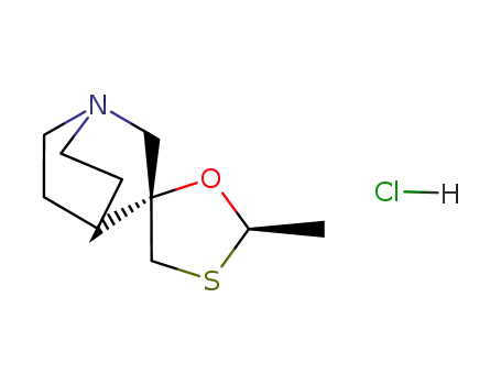 Molecular Structure of 153504-70-2 (Cevimelinehydrochloride)