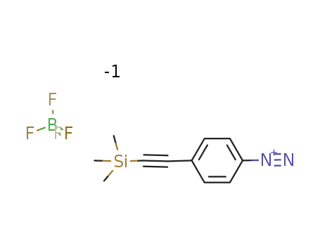 4-((trimethylsilyl)ethynyl)benzenediazonium tetrafluoroborate