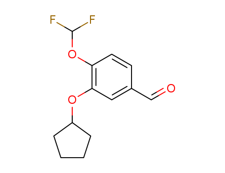 3-Cyclopentyloxy-4-difluoromethoxy-benzaldehyde