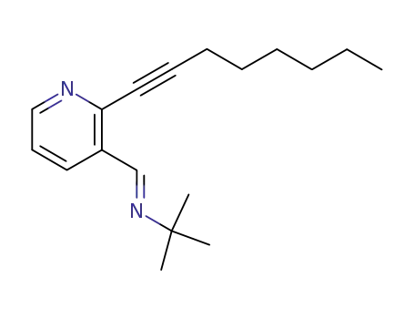 N-[2-(1-octyn-1-yl)pyridin-3-ylmethylene]-tert-butylamine