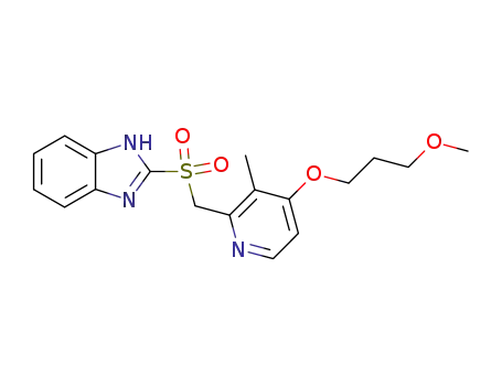 Molecular Structure of 117976-47-3 (Rabeprazole Sulfone)