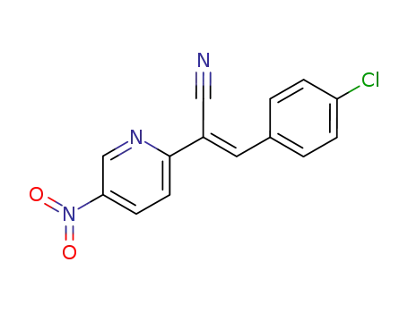 (Z)-3-(4-Chloro-phenyl)-2-(5-nitro-pyridin-2-yl)-acrylonitrile