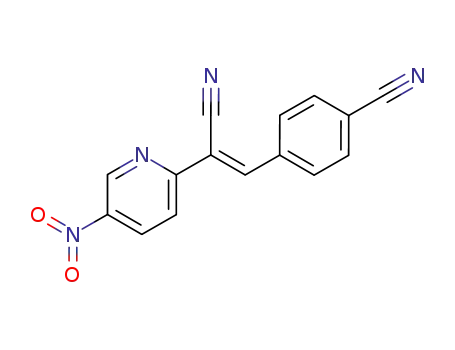 4-[(Z)-2-Cyano-2-(5-nitro-pyridin-2-yl)-vinyl]-benzonitrile