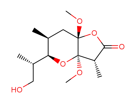 (3R,3aR,5R,6S,7aS)-5-((S)-2-Hydroxy-1-methyl-ethyl)-3a,7a-dimethoxy-3,6-dimethyl-hexahydro-furo[3,2-b]pyran-2-one