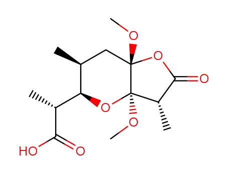 (R)-2-((3R,3aR,5R,6S,7aS)-3a,7a-Dimethoxy-3,6-dimethyl-2-oxo-hexahydro-furo[3,2-b]pyran-5-yl)-propionic acid