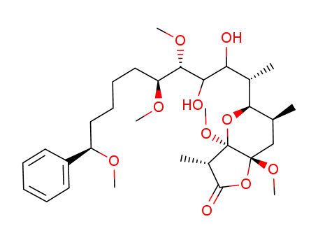 (3R,3aR,5R,6S,7aS)-5-((1S,4R,5S,10R)-2,3-Dihydroxy-4,5,10-trimethoxy-1-methyl-10-phenyl-decyl)-3a,7a-dimethoxy-3,6-dimethyl-hexahydro-furo[3,2-b]pyran-2-one
