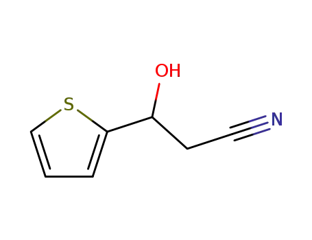 (±)-3-hydroxy-3-(thiophen-2-yl)propanenitrile