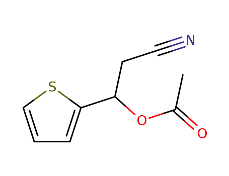 acetic acid 2-cyano-1-thiophen-2-yl-ethyl ester