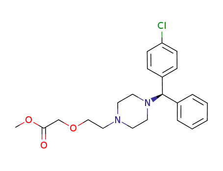 (R)-(2-{4-[(4-chlorophenyl)phenylmethyl]piperazin-1-yl}ethoxy)acetic acid methyl ester