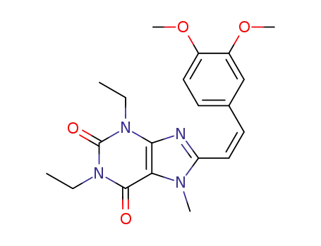 (Z)-1,3-diethyl-8-(3,4-dimethoxystyryl)-7-methylxanthine