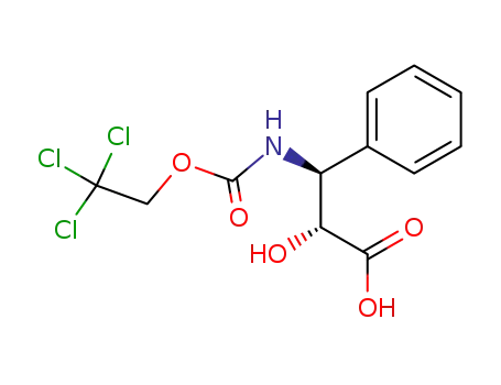 (2R,3S)-2-Hydroxy-3-phenyl-3-(2,2,2-trichloro-ethoxycarbonylamino)-propionic acid