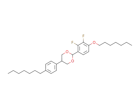 2-(2,3-difluoro-4-heptyloxy-phenyl)-5-(4-heptyl-phenyl)-[1,3]dioxane
