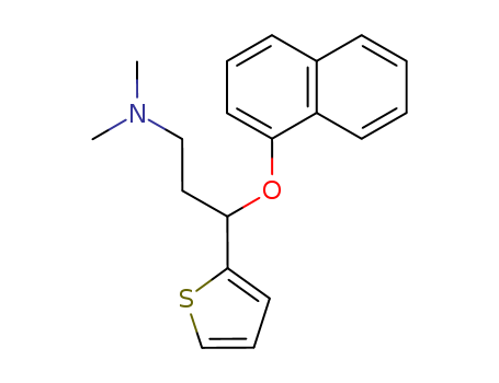 N-methyl-3-naphthalen-1-yloxy-3-thiophen-2-ylpropan-1-amine,hydrochloride