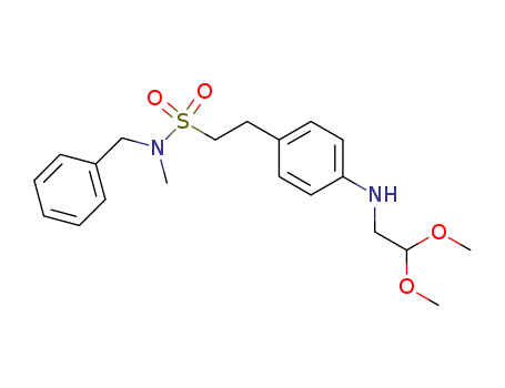 2-[4-(2,2-dimethoxyethylamino)phenyl]ethanesulfonic acid benzylmethylamide