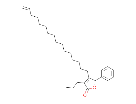 4-hexadec-15-enyl-5-phenyl-3-propyl-5H-furan-2-one