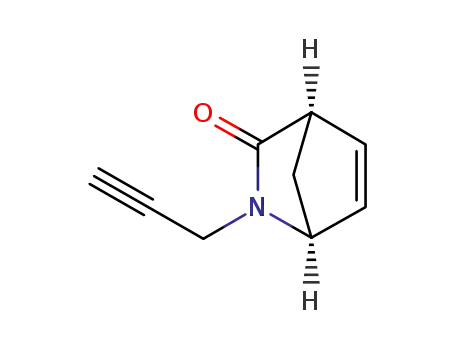 Molecular Structure of 666256-76-4 (2-Azabicyclo[2.2.1]hept-5-en-3-one,2-(2-propynyl)-,(1S,4R)-(9CI))