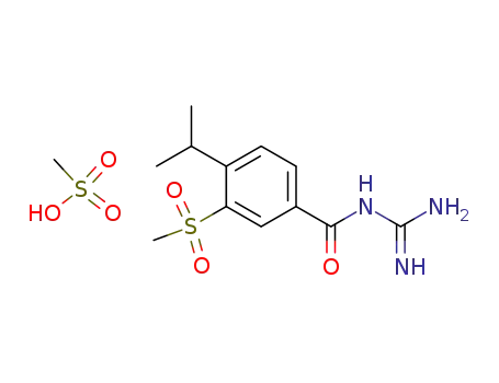 (4-isopropyl-3-methanesulfonylbenzoyl)guanidine methanesulfonate