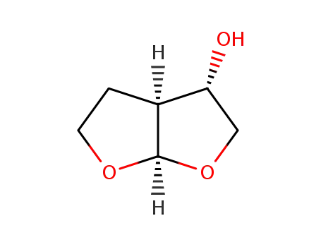 Molecular Structure of 252873-50-0 ((3S,3aS,6aR)-Hexahydrofuro[2,3-b]furan-3-ol)