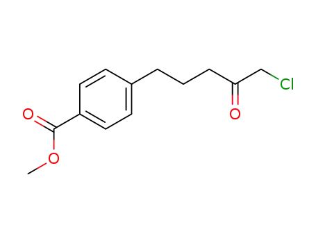 chloromethyl 3-(4'-carbomethoxyphenyl)propyl ketone