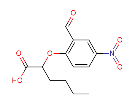 2-(2-포르밀-4-니트로페녹시)헥산산