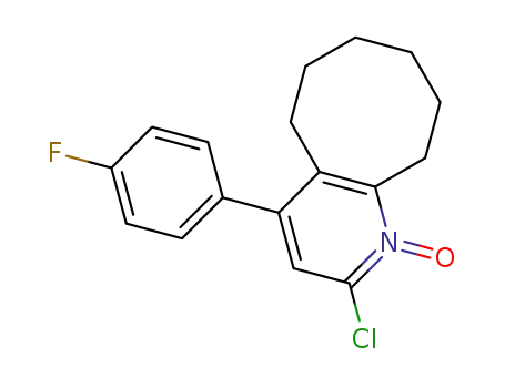 2-chloro-4-(4-fluorophenyl)-5,6,7,8,9,10-hexahydrocycloocta[b]pyridine 1-oxide