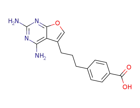 4-[3-(2,4-diaminofuro[2,3-d]pyrimidin-5-yl)propyl]benzoic acid