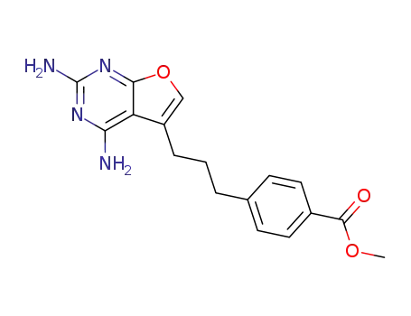 methyl 4-[3-(2,4-diaminofuro[2,3-d]pyrimidin-5-yl)propyl]benzoate
