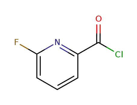 2-Pyridinecarbonylchloride, 6-fluoro-