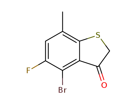 4-bromo-5-fluoro-7-methyl-benzo[b]thiophen-3-one