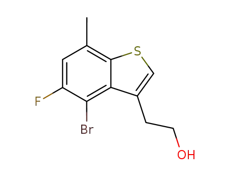 2-(4-bromo-5-fluoro-7-methyl-benzo[b]thiophen-3-yl)-ethanol