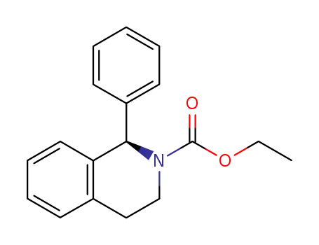 (1R) -3,4- 디 히드로 -1- 페닐 -2 (1H)-이소 퀴놀린 카르 복실 산 에틸 에스테르