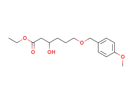ethyl (3RS)-3-hydroxy-6-[(4-methoxybenzyl)oxy]hexanoate