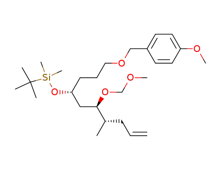2,4,8-Trioxa-9-silaundecane,
7-[3-[(4-methoxyphenyl)methoxy]propyl]-9,9,10,10-tetramethyl-5-[(1S)-1
-methyl-3-butenyl]-, (5R,7R)-