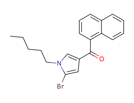 (5-Bromo-1-pentyl-1H-pyrrol-3-yl)(naphthalen-1-yl)methanone 914458-53-0