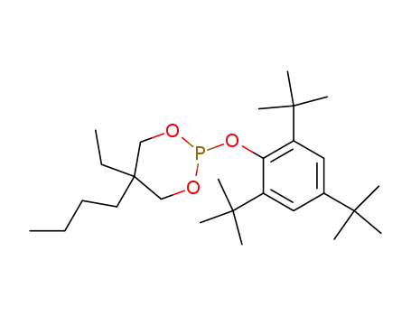 1,3,2-Dioxaphosphorinane,5-butyl-5-ethyl-2-[2,4,6-tris(1,1-dimethylethyl)phenoxy]-