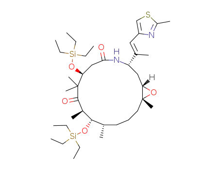(1S,3S,7S,10R,11S,12S,16R)-8,8,10,12,16-pentamethyl-3-[(1E)-1-(2-methyl-1,3-thiazol-4-yl)prop-1-en-2-yl]-7,11-bis[(triethylsilyl)-oxy]-17-oxa-4-azabicyclo[14.1.0]heptadecane-5,9-dione