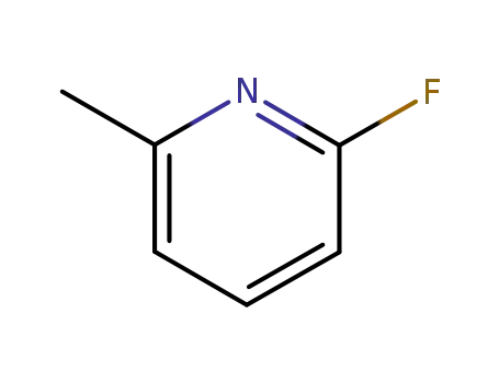 Molecular Structure of 407-22-7 (2-Fluoro-6-methylpyridine)