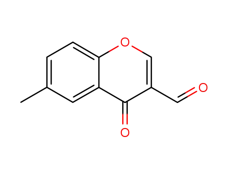 Molecular Structure of 42059-81-4 (3-FORMYL-6-METHYLCHROMONE)