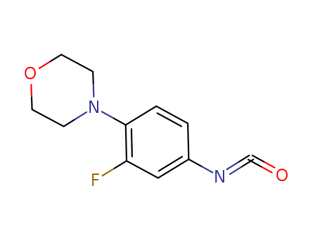 2-(2-Fluoro-4-isocyanatophenyl)morpholine cas no. 224323-51-7 98%