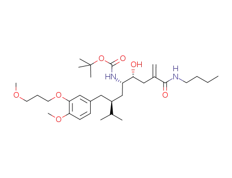 (1S,2R,2'S)-(4-butylcarbamoyl-2-hydroxy-1-{2'-[4-methoxy-3-(3-methoxy-propoxy)-benzyl]-3'-methyl-butyl}-pent-4-enyl)-carbamic acid tert-butyl ester