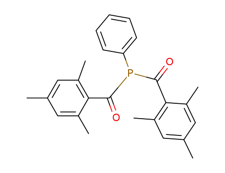 Molecular Structure of 620596-61-4 (Phosphine, phenylbis(2,4,6-trimethylbenzoyl)-)